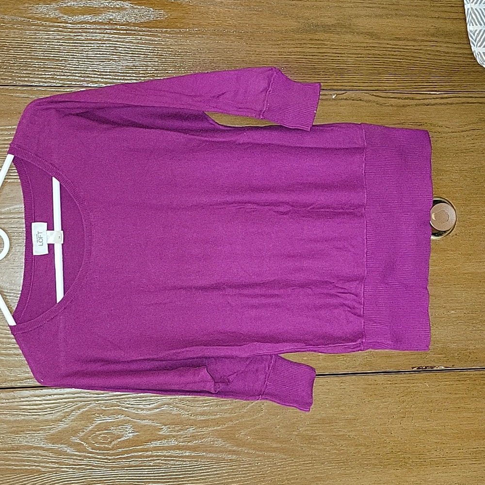 Ann Taylor Loft 3/4 sleeve sweater